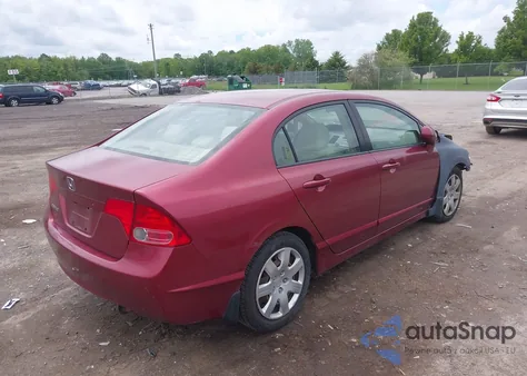 2008 Honda Civic Lx из США, поврежденный, VIN 2HGFA16518H535928